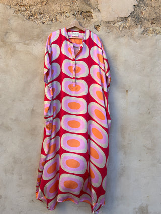 Seventies Robe Élégance | Luxury 100% Silk Dress image 9