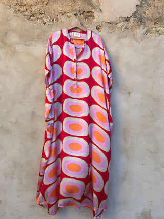 Seventies Robe Élégance | Luxury 100% Silk Dress image 9