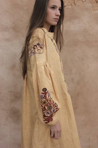 Handwoven linen dress • Once sold, this piece will not return image 6