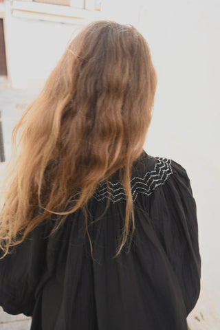 The Elpelut Silk Cotton Tunic  •  Delicate Hand Smocking image 6