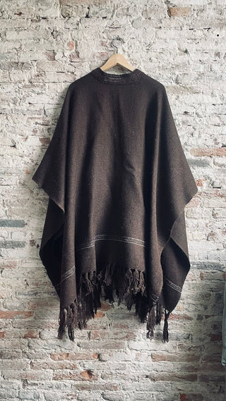 PONCHO • WOOL HANDLOOM  • With or Without Story Telling image 6