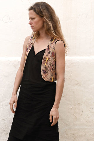 The Beaded Muse Top • Each bead individually stitched by hand image 10