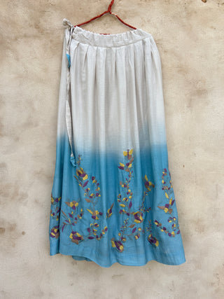 The Silk Cotton Skirt • Delicate handcrafted embroidery image 10