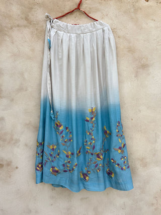 The Silk Cotton Skirt • Delicate handcrafted embroidery image 10