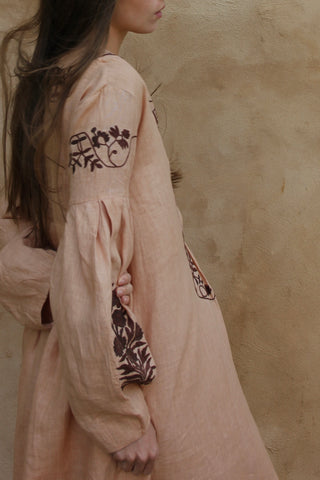 Handwoven linen dress • Once sold, this piece will not return image 4