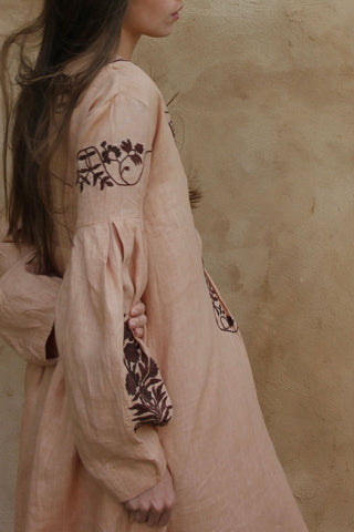 Handwoven linen dress • Once sold, this piece will not return image 4