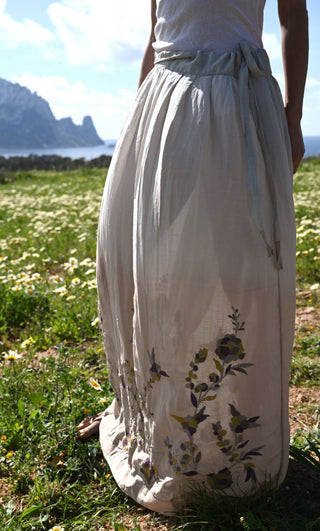 The Silk Cotton Skirt • Delicate handcrafted embroidery image 7
