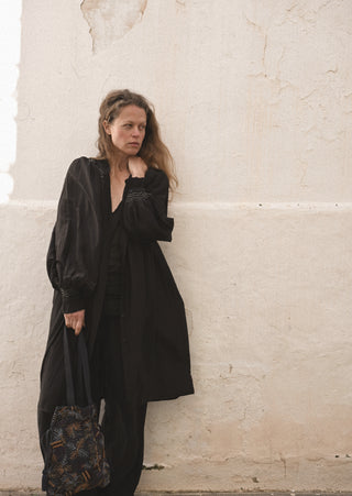 The Elpelut Silk Cotton Tunic  •  Delicate Hand Smocking image 3