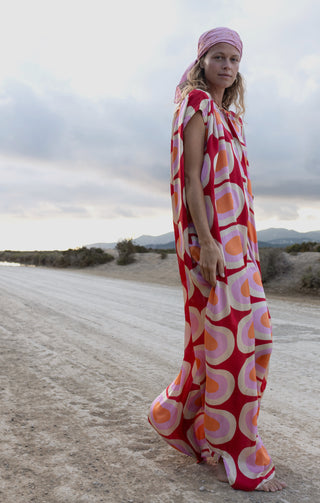 Seventies Robe Élégance | Luxury 100% Silk Dress image 3