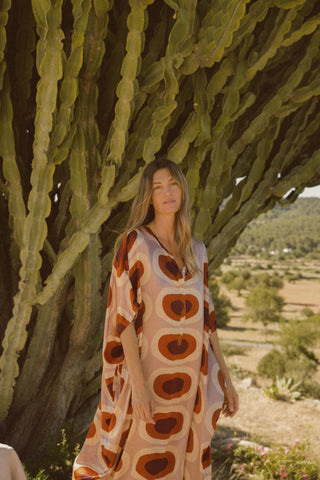 Seventies Robe Élégance | Luxury 100% Silk Dress image 10