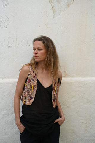 The Beaded Muse Top • Each bead individually stitched by hand image 9