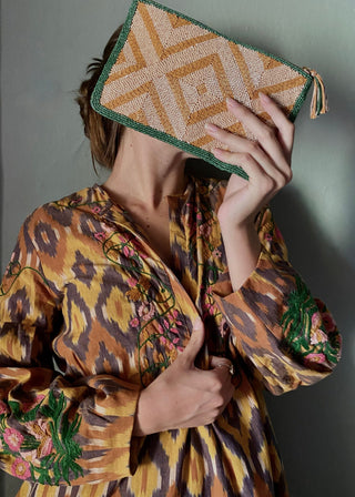 ETUI & CLUTCH • Hand-embroidered with glass beads image 2