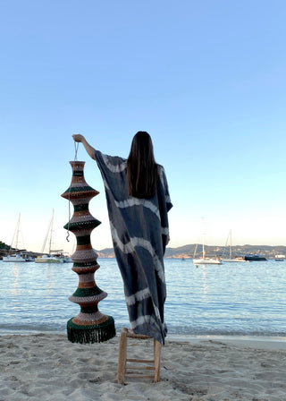 FISHERMANSLAMP • MC11 • Caramel •  Light Mauve • Emerald Green image 7