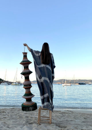 FISHERMANSLAMP • MC11 • Caramel •  Light Mauve • Emerald Green image 7