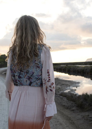 The Beaded Muse Top • Each bead individually stitched by hand image 13