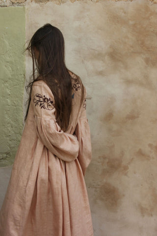 Handwoven linen dress • Once sold, this piece will not return image 2