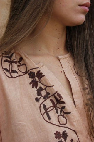Handwoven linen dress • Once sold, this piece will not return image 5