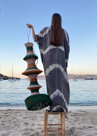 FISHERMANSLAMP • MC11 • Caramel •  Light Mauve • Emerald Green image 5