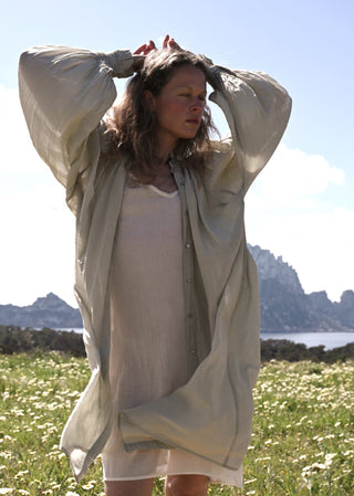 The Elpelut Silk Cotton Tunic  •  Delicate Hand Smocking image 7
