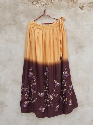 The Silk Cotton Skirt • Delicate handcrafted embroidery image 13