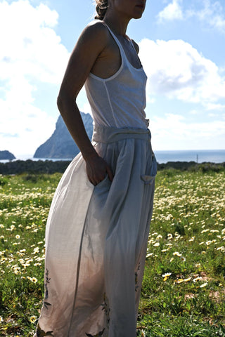 The Silk Cotton Skirt • Delicate handcrafted embroidery image 0