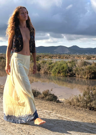 Silk Cotton Skirt • Signature Print • Sea View Mallorca image 1