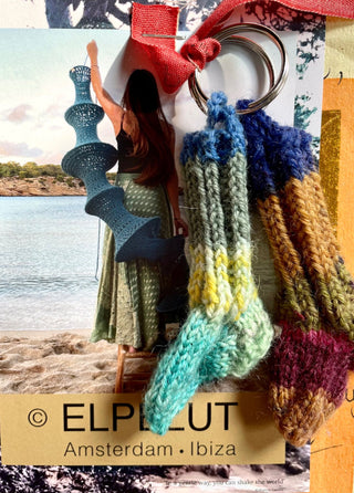 Knitted Sock Keychains – Handmade with Purpose image 4