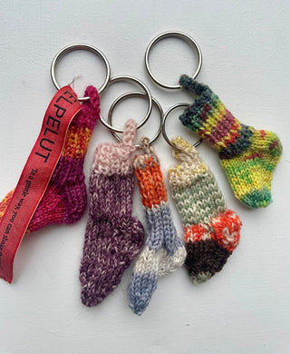 Knitted Sock Keychains – Handmade with Purpose image 6