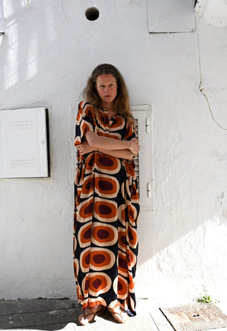 Seventies Robe Élégance | Luxury 100% Silk Dress image 1