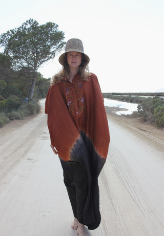 The Silk Dip Dye Kaftan • Handcrafted Gradient Silk Dress image 4