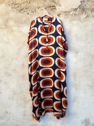 Seventies Robe Élégance | Luxury 100% Silk Dress image 8